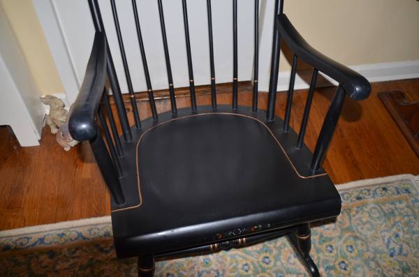 balck Chair Wood -1