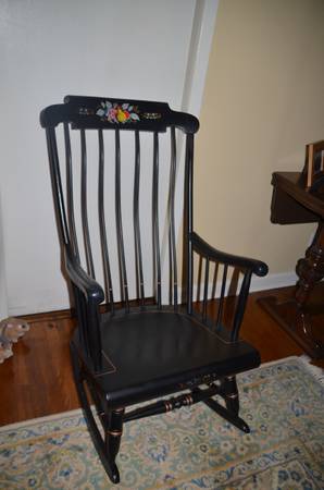 balck Chair Wood