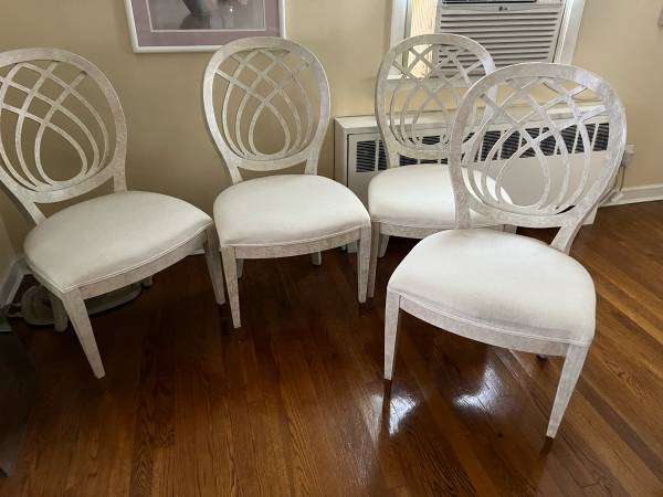 4 white chair